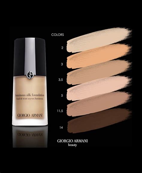 armani foundation|Luminous Silk Foundation